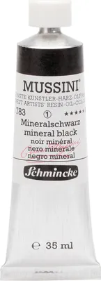 Produktbild von Schmincke 35ml MUSSINI Mineralschwarz Öl 10 783 009