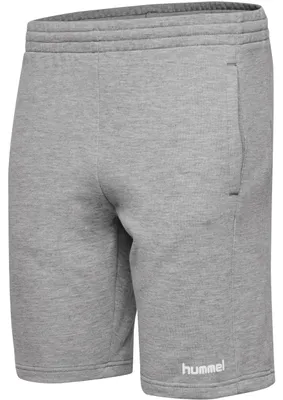 Produktbild von hummel Damen Shorts HMLGO Baumwolle Bermuda Woman, Grau Melange, M, 203532-2006