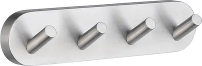 Produktbild von Smedbo HOME - Viererhakenleiste in Chrom gebürstet HS359