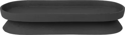 Produktbild von Broste Copenhagen Holger black Kerzenschale 31,5cm