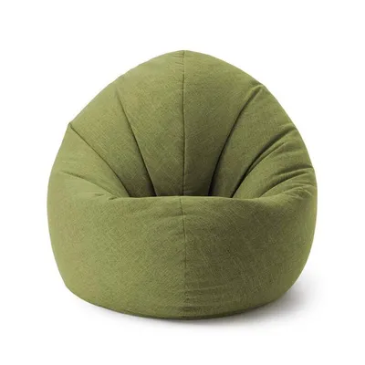 Produktbild von Lumaland Sitzsack Interior Line - Sitzkissen Runder - Indoor - 300l Füllung - 120 x 80 x 75 cm - Lime