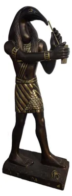 Image de Dieu égyptien Thot Statue Figure Sculpture Statues Égypte Hauteur 96 cm