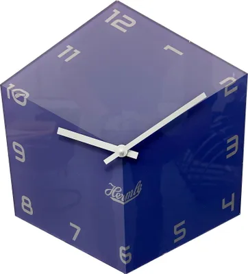 Produktbild von Hermle 6-eckige Wanduhr 30107-Q72100 - blau