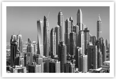 Produktbild von Poster - Poster ohne Rahmen - Wolkenkratzer Fotografie Dubai - 91,5x61 cm - Wand Bild - Wanddeko - Wandbilder - Kunstposter - Wandposter - Bilder - Kunstdruck - Wanddekoration - P2XAA91x61-4388