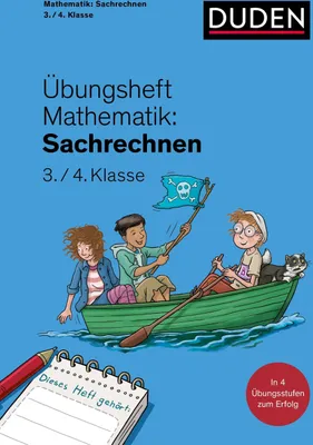 Produktbild von Übungsheft Mathematik - Sachrechnen 3./4. Klasse