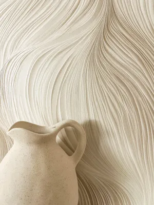 Produktbild von NEWROOM Tapete Kady Beige Vliestapete - Modern Linien Wellen  Germany