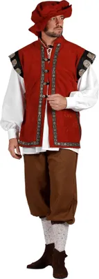 Image de Costume de patricien médiéval Taille : M