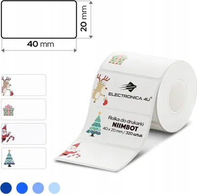 Obrázok produktu pre Samolepiace termálne štítky pre Niimbot B1 B21 B3S B31 40x20