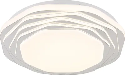 Image de Globo Lighting Plafonnier métal blanc mat, LED