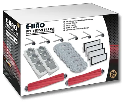 Ersatzteilset für Saugroboter Qrevo QV35A, 6 Staubbeutel, 2 Bürsten, 6 Filter