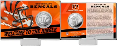 Zdjęcie produktu dla Srebrna moneta z historią drużyny NFL - Cincinnati Bengals