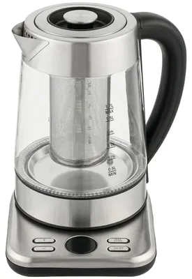 Produktbild von Elektrischer Wasserkocher, 1,7L Schnellkochender 2200W Wasserkocher mit UK Strix Thermostat, Teesieb, Warmhaltefunktion