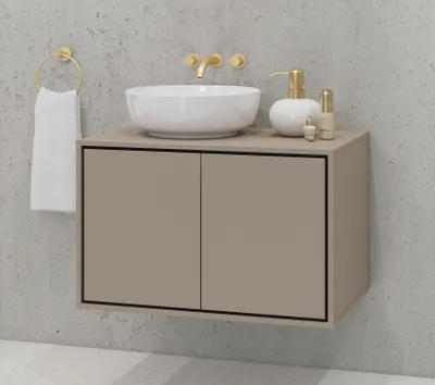 Obrázek produktu pro Skříňka pod umyvadlo 78 cm AMPHION - congo / černá
