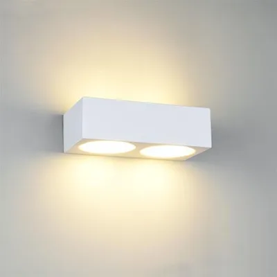 Productafbeelding van Design wandlamp Mattone gips - wit