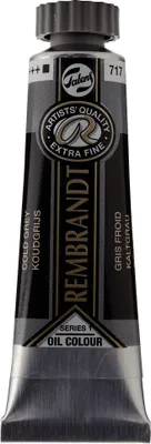 Obrázok produktu pre Olejová farba Rembrandt v tube 15 ml, studená sivá 717