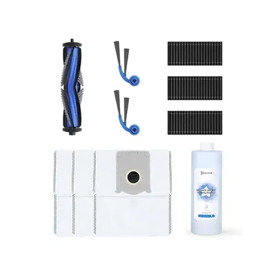 Produktbild von ECOVACS Original ZubehörSet, Filter/Seitenbürste/Staubbeutel/Hauptbürste und Bodenreinigungsflüssigkeit für DEEBOT X11 Familie
