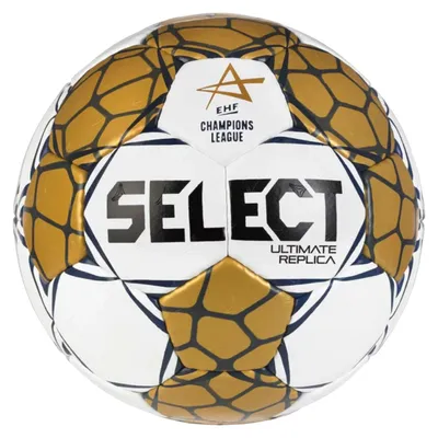Obrázek produktu pro Select – „Champions League Ultimate Replica“ házenkářský míč PP3798 (3) (zlatý/bílý)