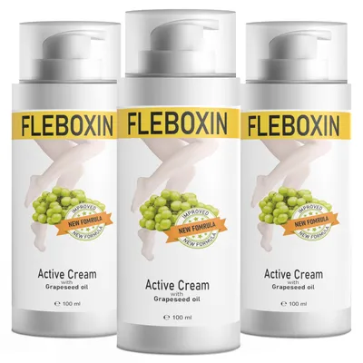 Produktbild von Fleboxin Creme – 300 ml (3x100ml), 3er Pack