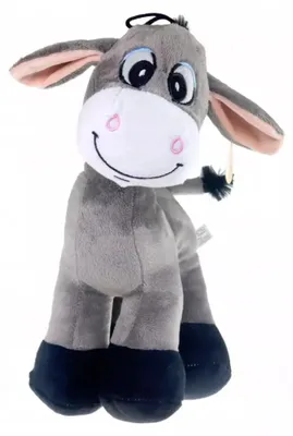 Produktbild von Deef Stehender Plüsch-Esel Stofftier 30cm