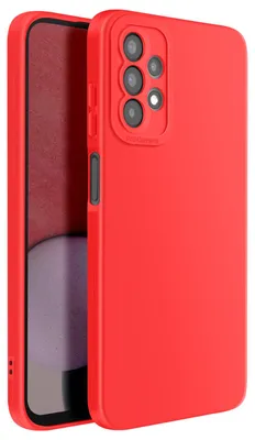 Image de Avizar, coque en silicone pour Samsung Galaxy A04s avec protection renforcée pour l'appareil photo, rouge