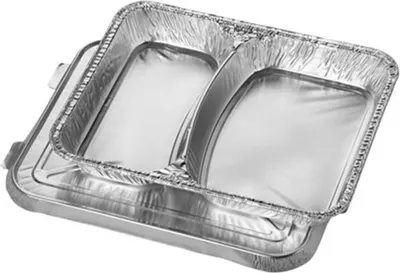 Produktbild von Papstar 14506, Silber, Aluminium, 225 mm, 177 mm, 30 mm, 50 Stück(e)