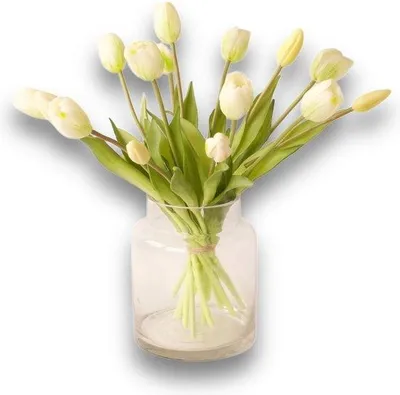 Zdjęcie produktu dla Buquet tulipanów Winq, średnica 35 cm, 15 sztuk, do użytku wewnątrz pomieszczeń