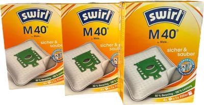 Produktbild von Swirl M40 Mirco Por Staubsaugerbeutel 4 StÃ1/4ck