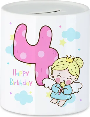Produktbild von Happy Birthday Spardose Geburtstagskind Geburtstag Alles Gute Happy Birthday Party Prinzessin