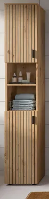 Produktbild von Badezimmer Hochschrank "Livia" in Artisan Eiche Badschrank 30 x 192 cm