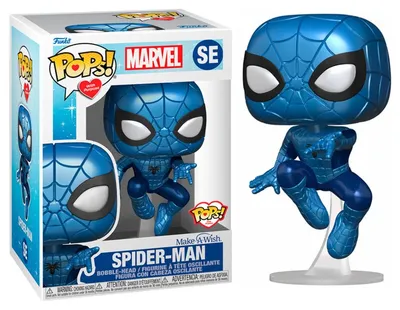 Image de Figurine POP Marvel Make a Wish Spiderman Metallic