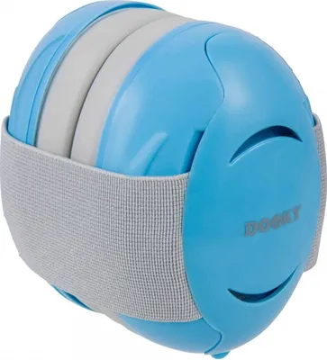 Produktbild von Kopfhörer mit Geräuschunterdrückung für Kinder 0-36 m Blau / Dooky
