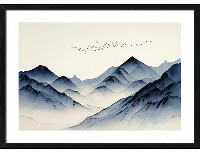 Produktbild von Gerahmtes Bild Blue Mountains 73x53 cm
