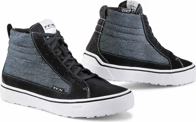 Image de TCX Street 3 Tex Chaussures de moto étanches pour femmes, noir/gris, 39