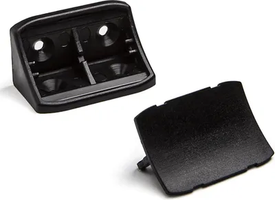 Produktbild von 10 Stück Doppel Korpusverbinder Eckverbinder Schrankverbinder Möbelverbinder Winkel für Möbel 24 x 24 x 44 mm Farbe: Schwarz