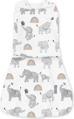 Produktbild von Babyschlafsack, Puckdecke Elefant Design, 3-6 Monate, TOG 1, , SwaddleMe by Ingenuity