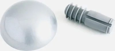Produktbild von INOLINE - Endkappen für Handlauf, Aluminium Farbe alu