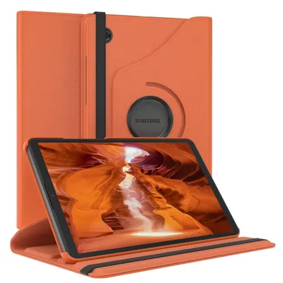 Produktbild von EAZY CASE - Tablet Hülle für Samsung Galaxy Tab A9 Schutzhülle, Tablet Case 360° drehbar in Orange
