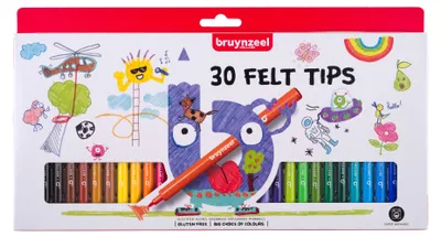 Immagine prodotto di Pennarelli Bruynzeel 30 colori