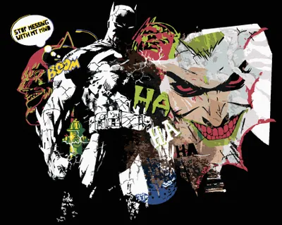 Immagine prodotto di Zuty - Dipingere con i numeri - BATMAN E JOKER COMIC, 40x50 cm, tela tesa su telaio