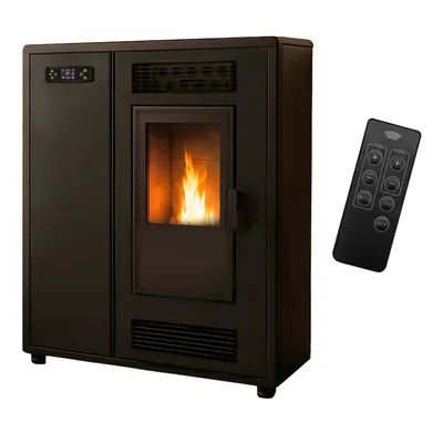 Produktbild von Luft- Pelletofen Slim Astral 12,2 kW Schwarz Sannover