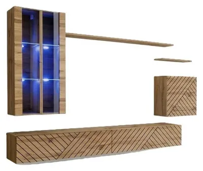 Zdjęcie produktu dla Meblościanka RIONATA 12 - dąb Wotan