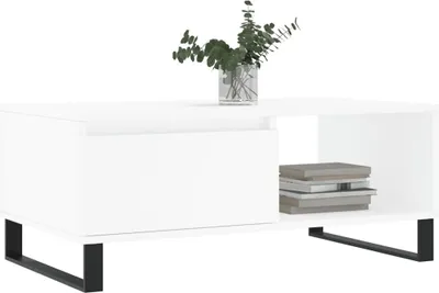 Produktbild von "im Sonderangebot"Couchtisch - CLORIS - Wohnzimmertisch - Robust und langlebig - Weiß 90x50x36,5 cm Holzwerkstoff - DEMöbel3846913