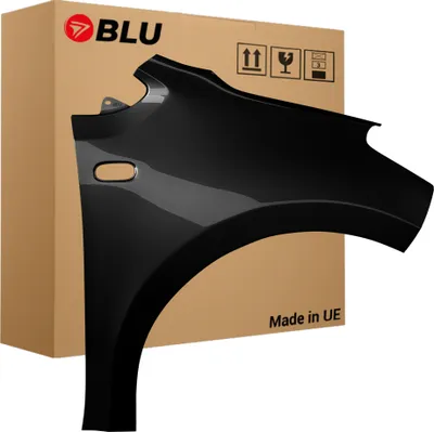 Immagine prodotto di BLU Parafango compatibile con Seat Mii LC9X Destra Schwarz TiefSchwarz | 2012-2019 | Anteriore | Verniciato | Pronto per il montaggio | Acciaio