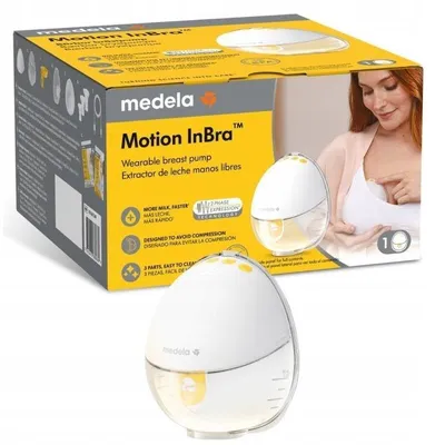 Medela Motion InBra elektrische Milchpumpe für eine Brust mit USB-Anschluss