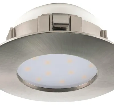 Zdjęcie produktu dla EGLO Pineda, Oświetlenie miejscowe wpuszczane, Niewymienialne źródło światła, LED, 6 W, 3000 K, Nikiel