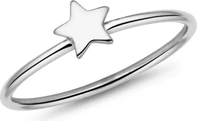 Produktbild von s.Oliver Ring mit Federmotiv Sterlingsilber für Damen Größe: 50mm