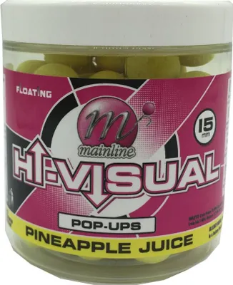 Produktbild von Mainline Baits Hi-Visual Pop Ups, Modell:Yellow Pineapple Juice