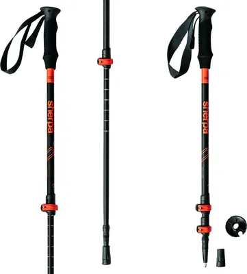 Produktbild von Trekkingstöcke HIGH COLORADO Sherpa Schwarz/Rot 105 - 135 cm Rot Einstellbar