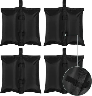 Produktbild von WOLTU Pavillon Gewichte 4er Set, Sandsäcke, für Zelt Sonnenschirm, Schwarz