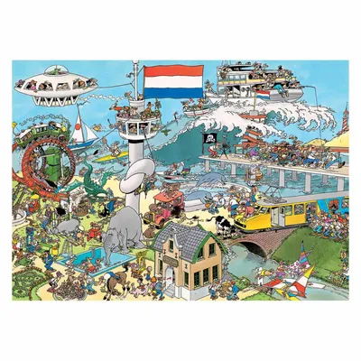 Produktbild von Jan van Haasteren Spiele Verkehrschaos & Zu Luft, Land und See 2x 1000 Teile - Puzzles für Erwachsene, 1000 Stück(e), Humor, 12 Jahr(e)